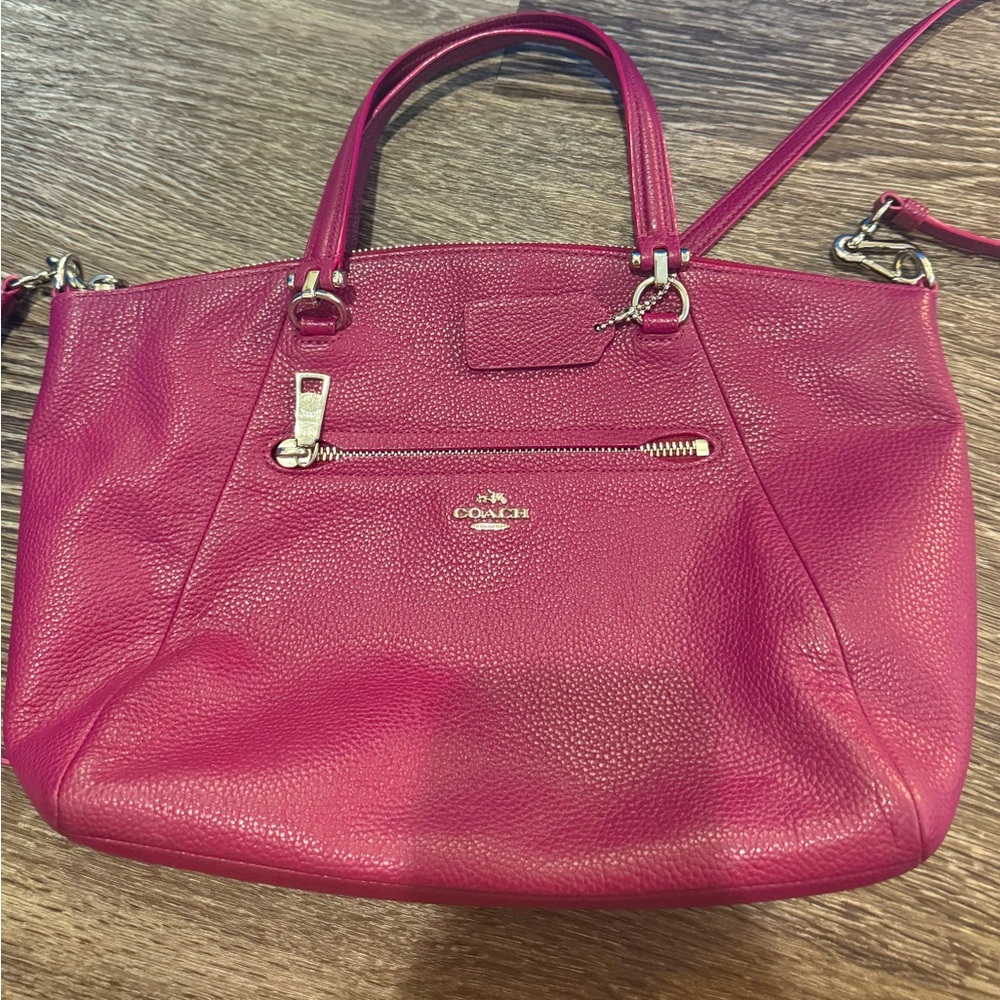 COACH PRAIRIE SATCHEL IN
PEBBLE LEATHER